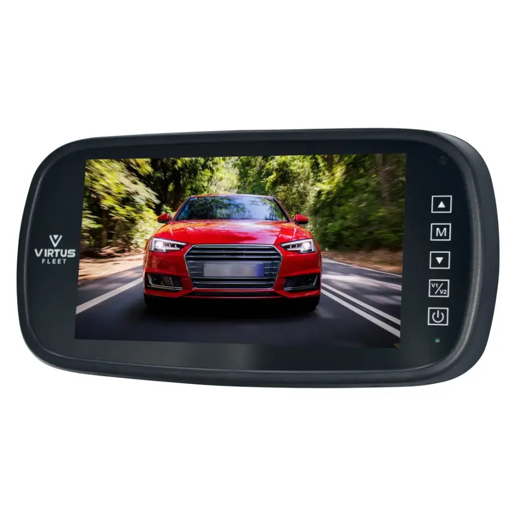 7" Stalk AHD Mirror Monitor 2 Channel