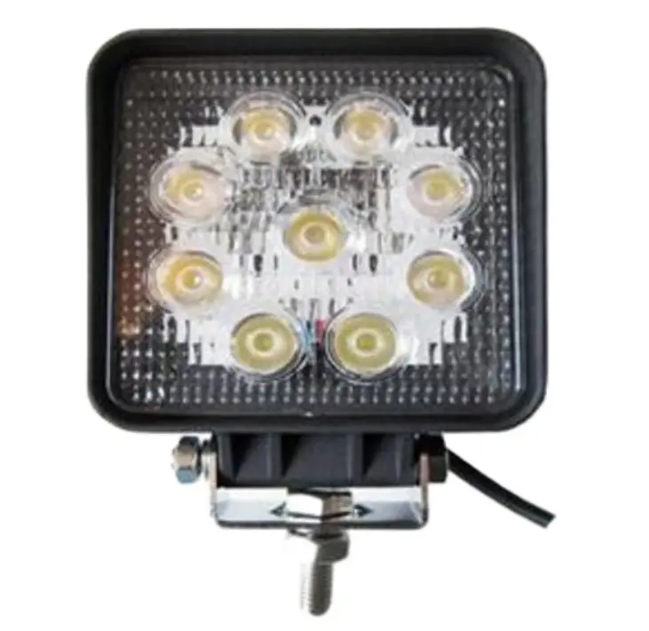 27W Slim Square Lamp - Flood Beam