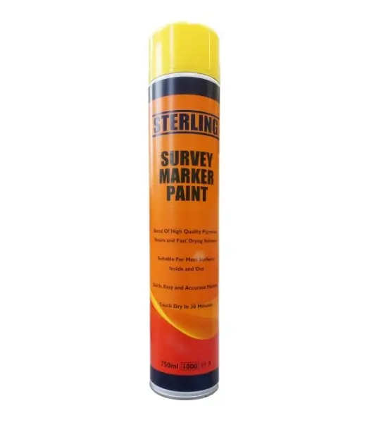 Survey Marker Yellow Aerosol 750ml