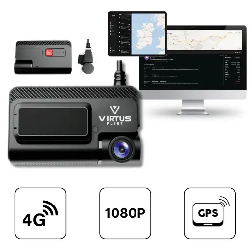 [D-CAM-22603] 4G Dashcam Built in GPS and WIFI VF700