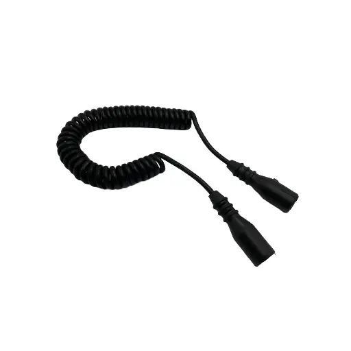 [D-ACC-27763] BLACK Suzi Coil with Inv Plug 3.5m 2 x 24n Conn (inverted)