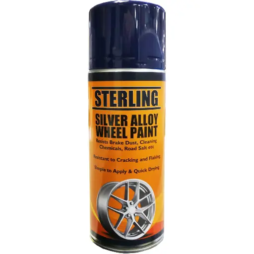 [D-CON-00485] Silver Alloy Wheel Paint 400ml